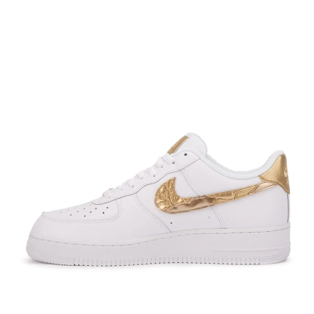 Nike Air Force 1 Low CR7 “Golden Patchwork” (White / Gold)