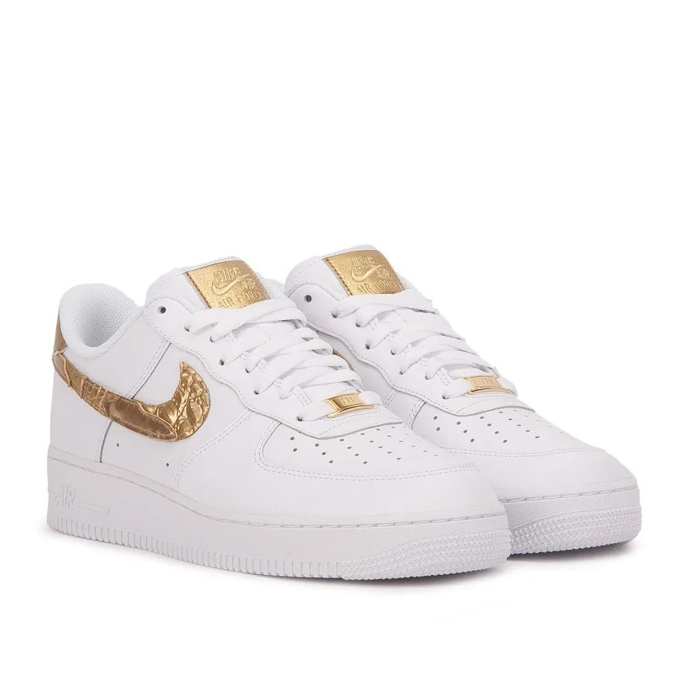 Nike Air Force 1 Low CR7 “Golden Patchwork” (White / Gold)