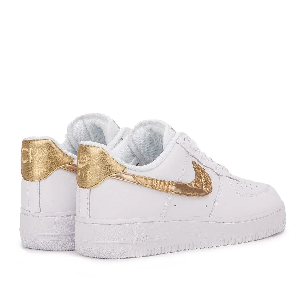 Nike Air Force 1 Low CR7 “Golden Patchwork” (White / Gold)