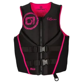 Obrien Women's Traditional Vest - L - 40"-44" - Black Pink