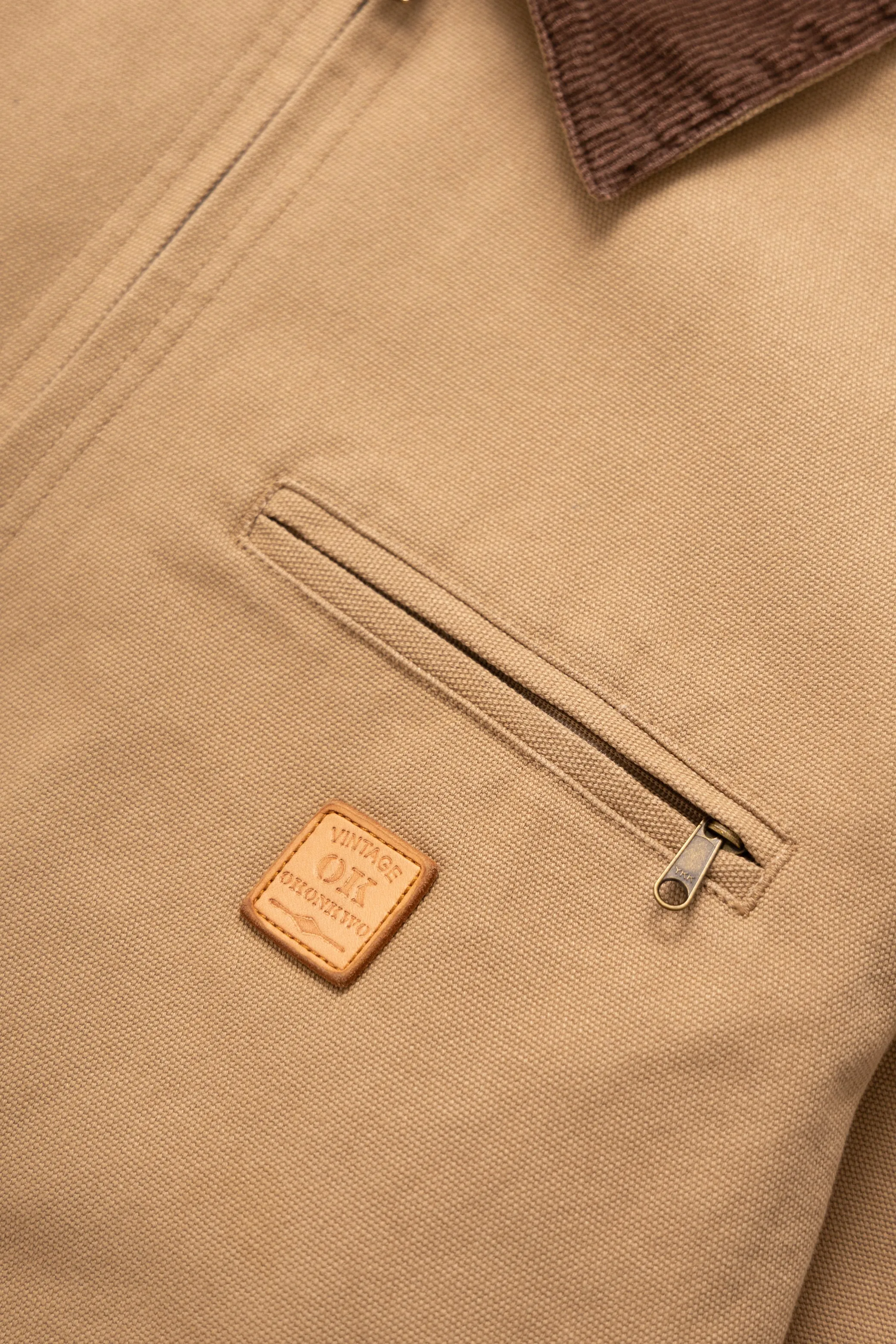 Okonkwo MFG - Canvas Work Jacket - Light Khaki