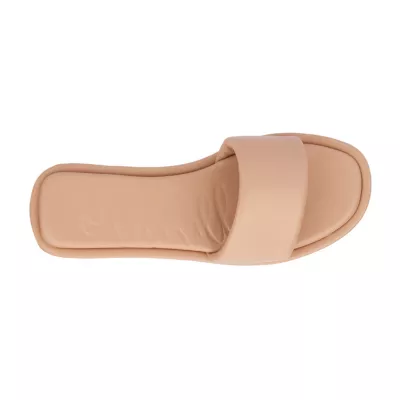 Olivia Miller Womens Power Play Slide Sandals