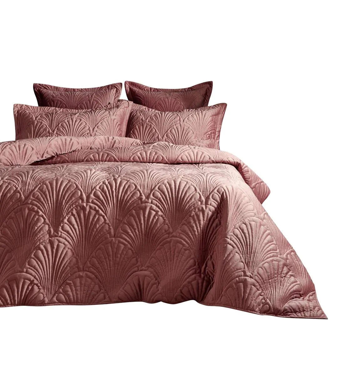 Palmeria duvet cover set blush pink Paoletti