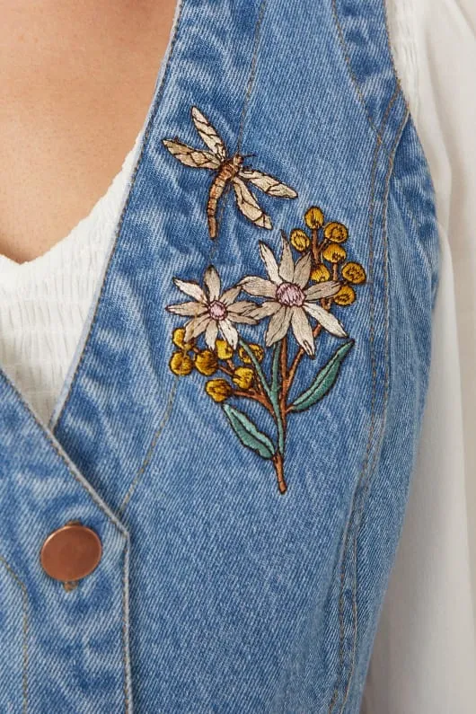 Penny Native Jean Vest