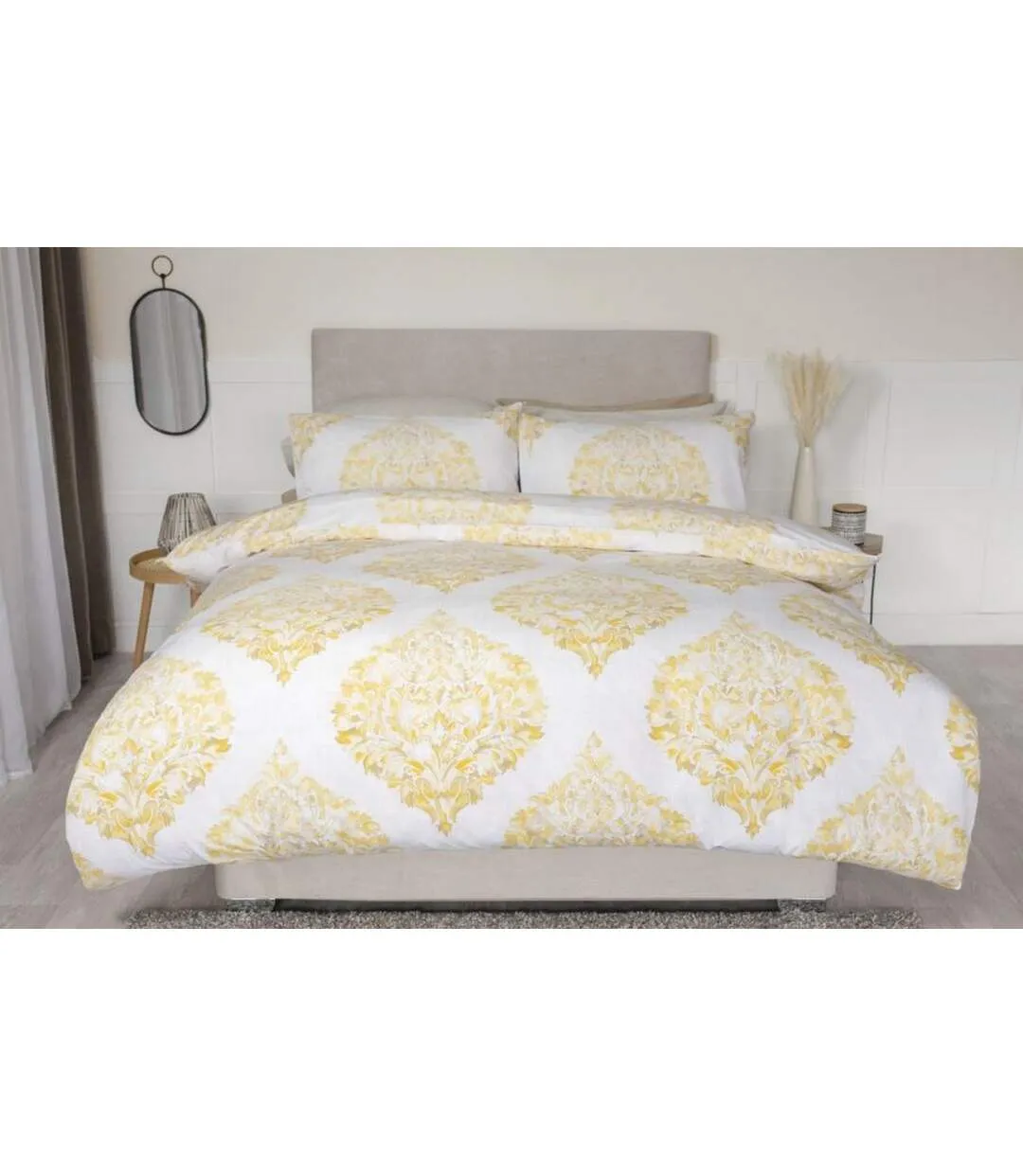 Persia duvet cover set white/saffron Belledorm