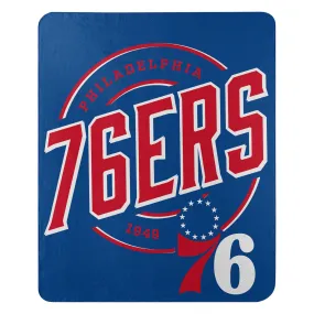 Philadelphia 76ers 50 x 60 Campaign Fleece Throw Blanket