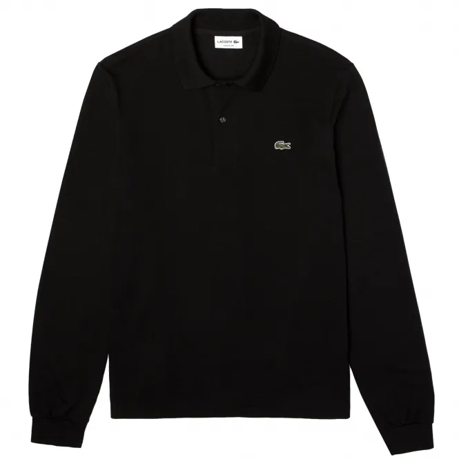 Pique LS Polo Shirt - Black