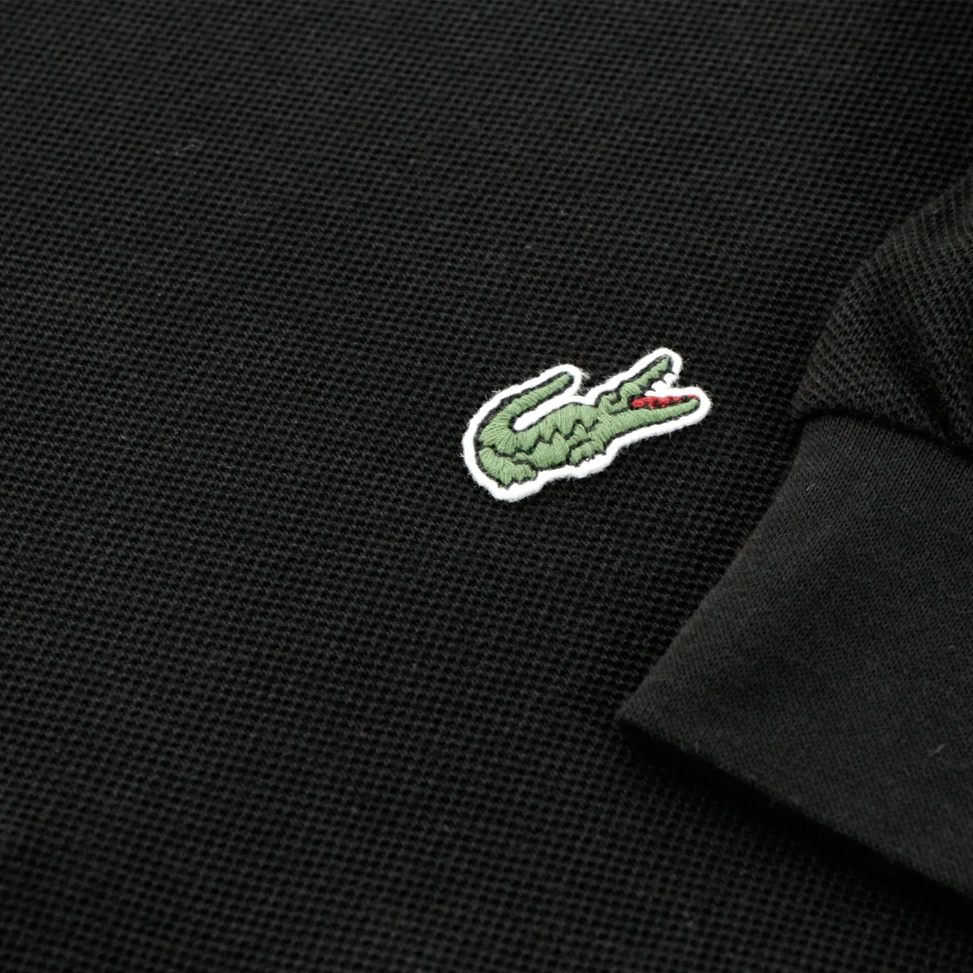 Pique LS Polo Shirt - Black