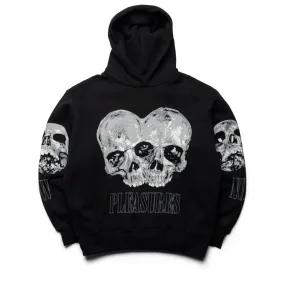 Pleasures Double Skull Hoodie - Black