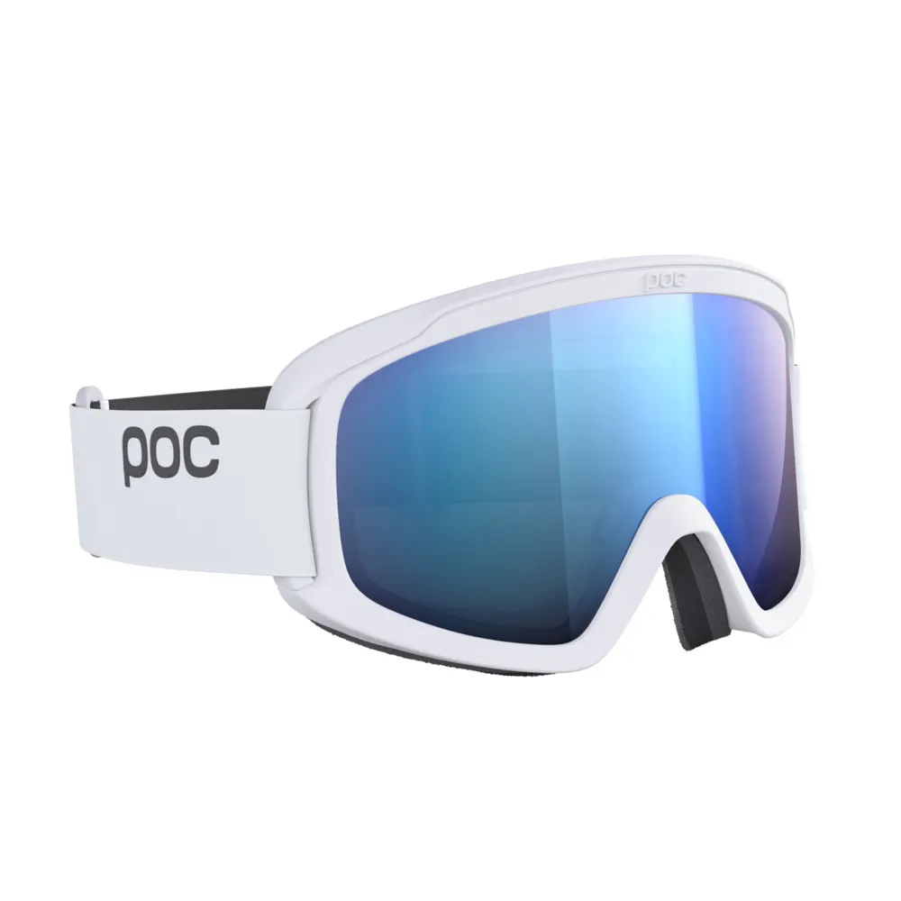 POC Opsin Ski Goggles Partly Sunny Blue Lens - Hydrogen White Frame