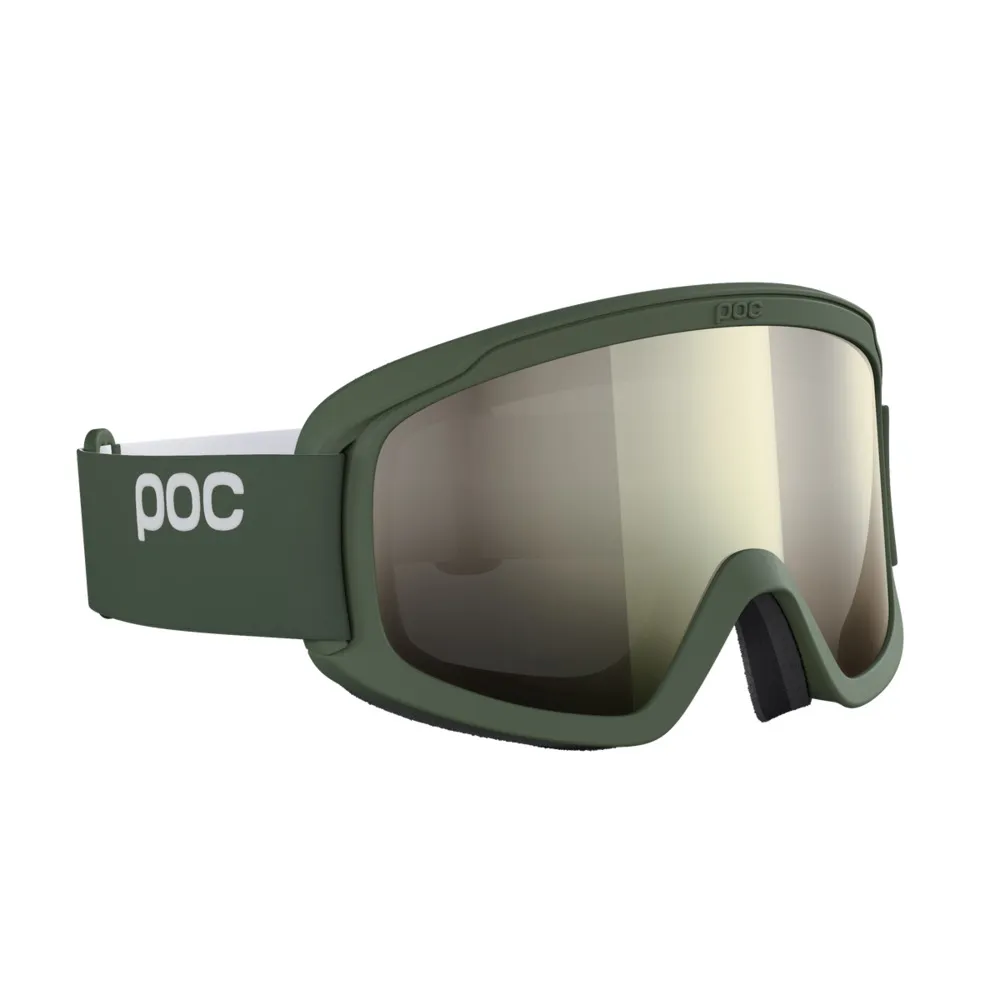 POC Opsin Ski Goggles Partly Sunny Ivory Lens - Epidote Green Frame