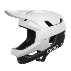 POC Otocon Race MIPS Full Face Helmet - Hydrogen White-Uranium Black Matt