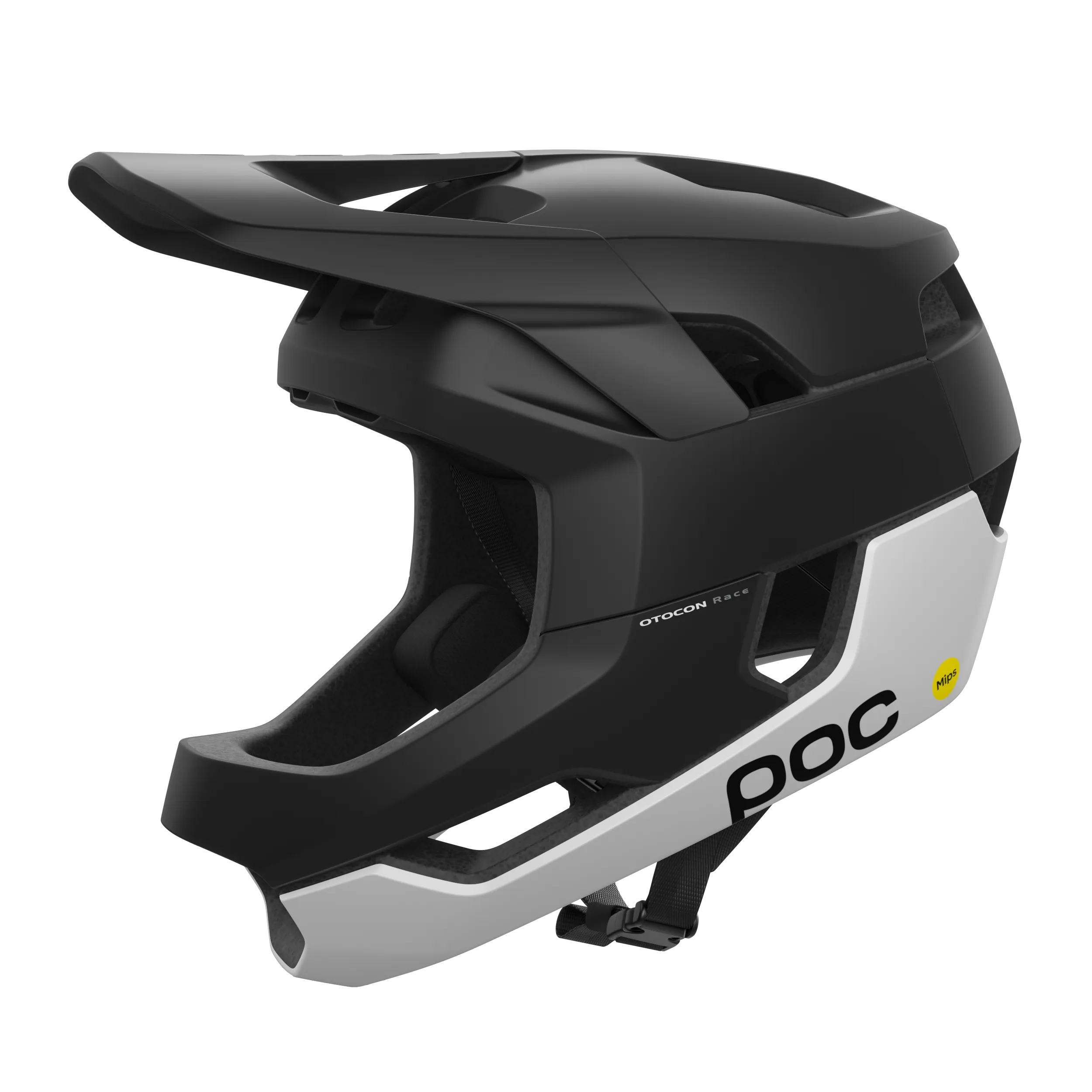 POC Otocon Race MIPS Full Face Helmet - Uranium Black-Hydrogen White Matt