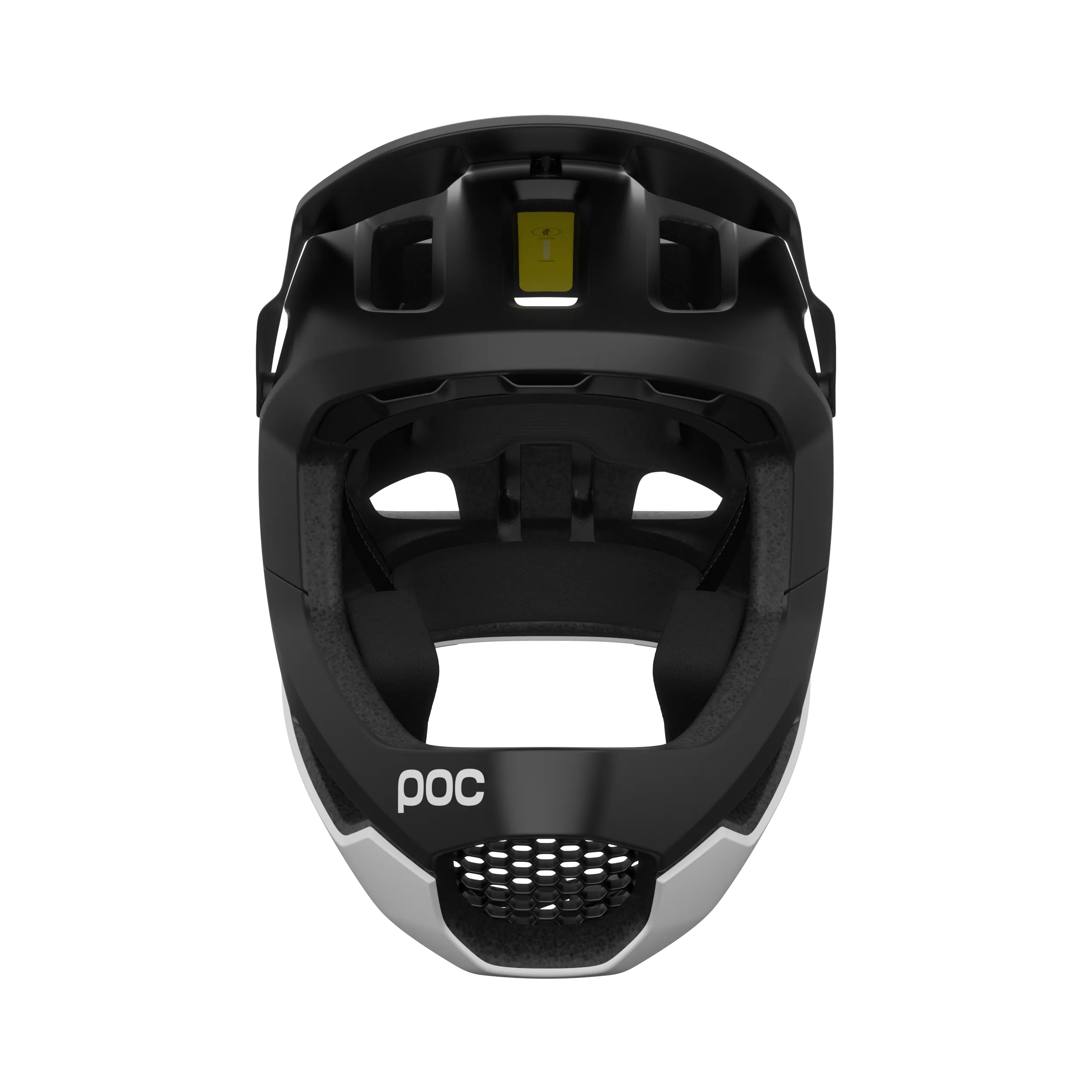 POC Otocon Race MIPS Full Face Helmet - Uranium Black-Hydrogen White Matt