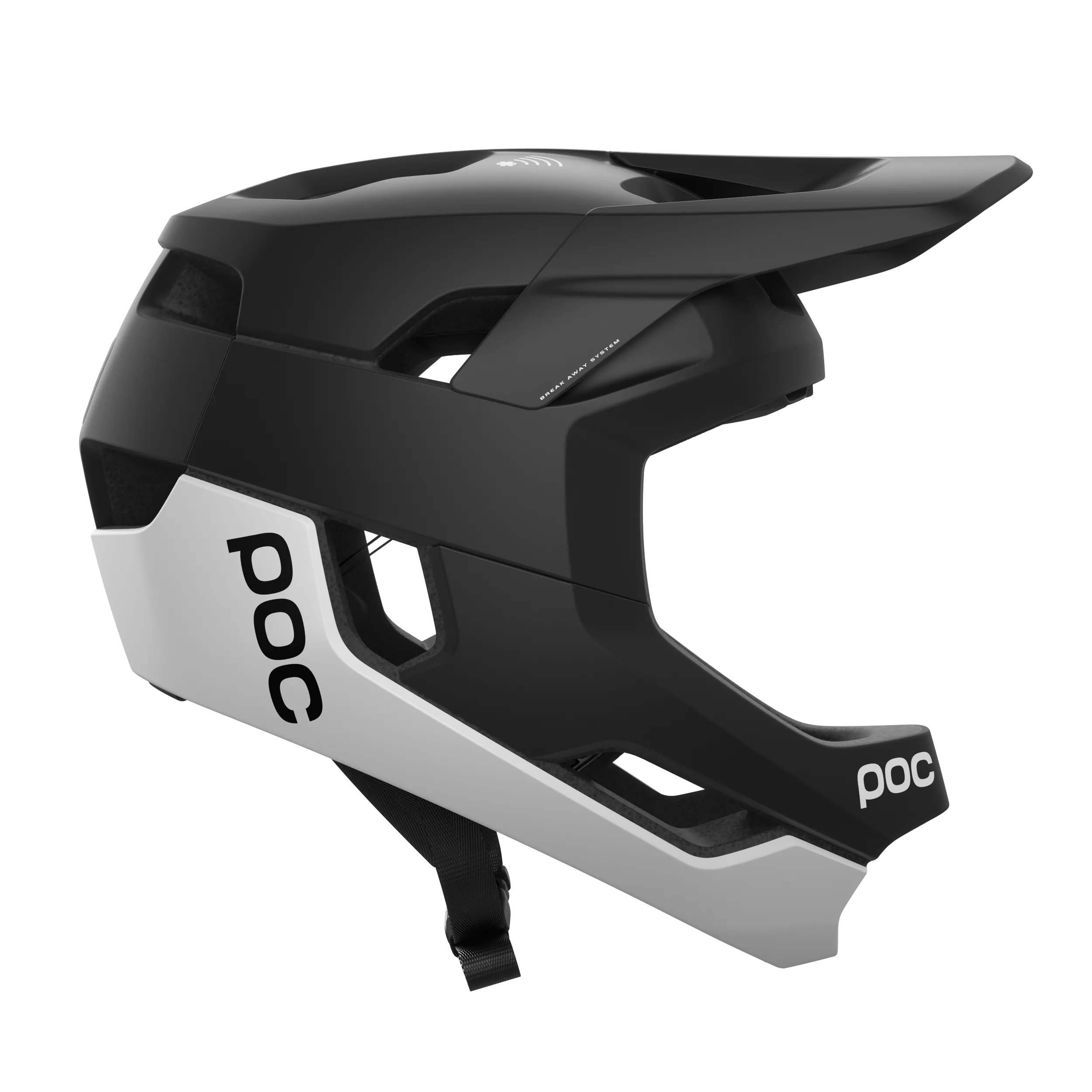 POC Otocon Race MIPS Full Face Helmet - Uranium Black-Hydrogen White Matt