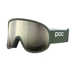 POC Retina Ski Goggles Partly Sunny Ivory Lens - Epidote Green Frame