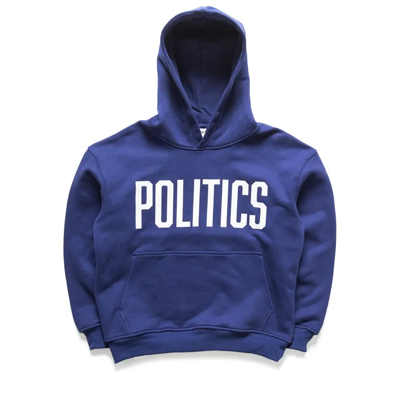 Politics Brick Logo Hoodie - Navy