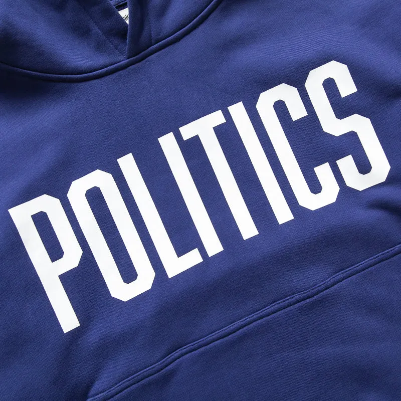 Politics Brick Logo Hoodie - Navy