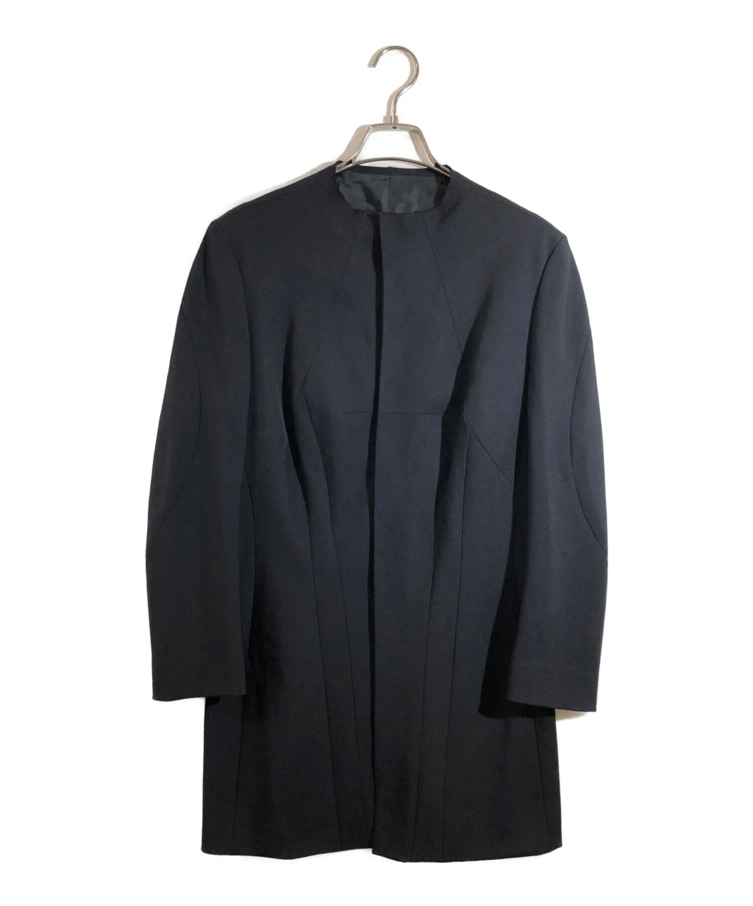 [Pre-owned] YOHJI YAMAMOTO Collarless cut-off darted jacket FV-J16-107