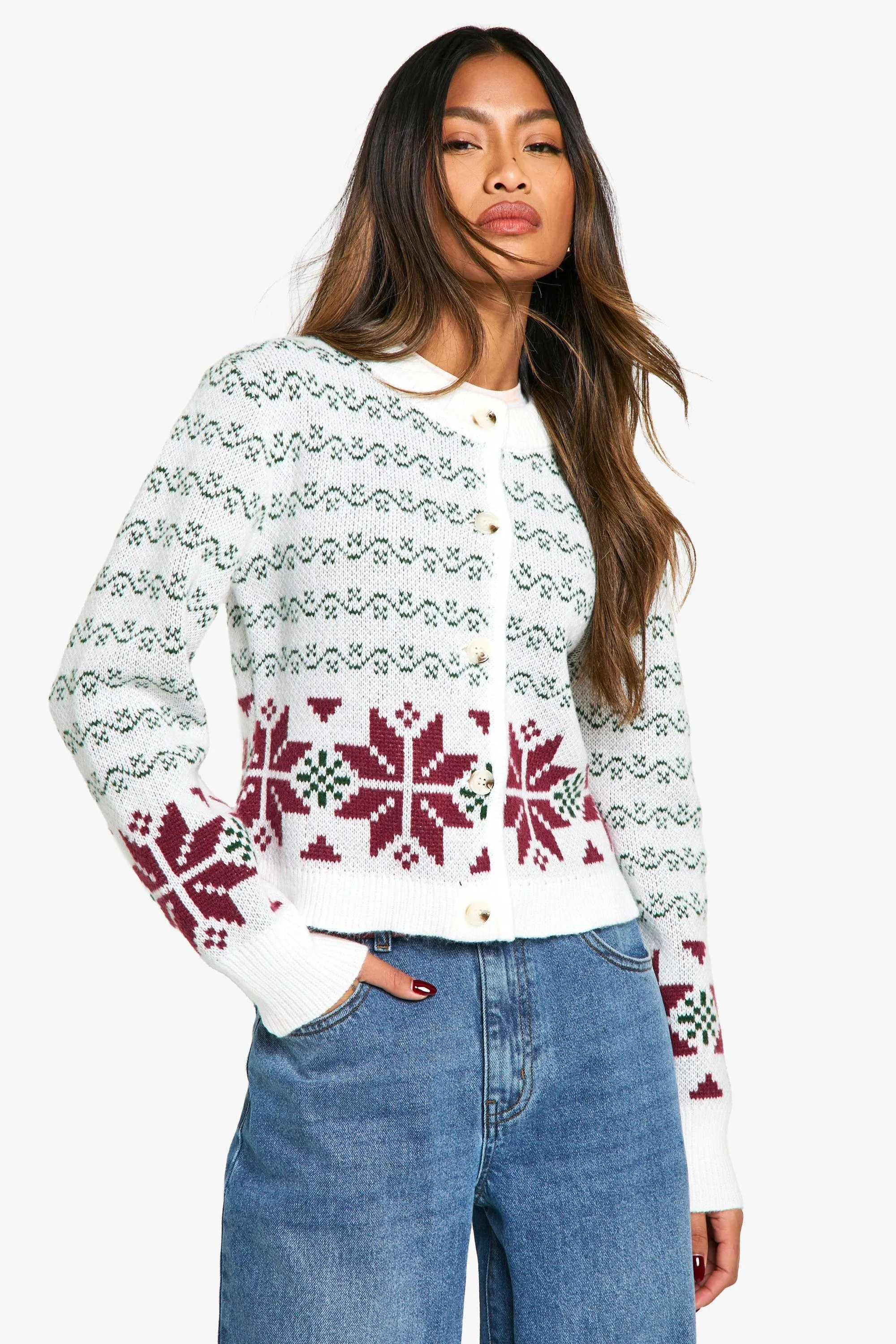 Premium Fairisle Knitted Cardigan