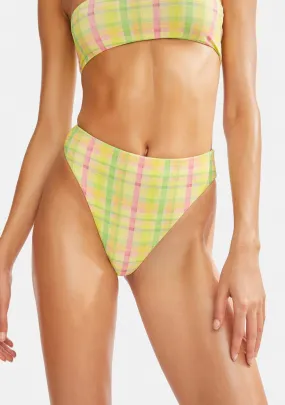 Pretty Plaid Seashore Bikini Bottoms-