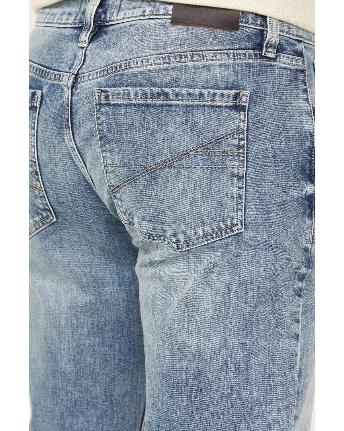 Product Name:  Brothers and Sons Men's Sunset Light/Medium Wash Slim Straight Stretch Denim Jeans