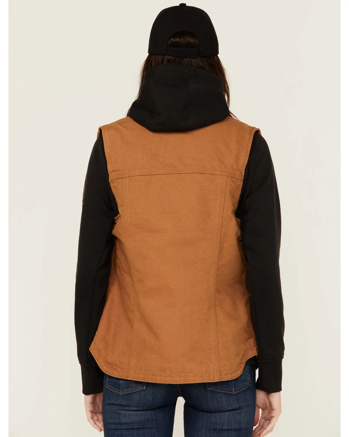 Product Name:  Carhartt Women's Washed Duck Sherpa Lined Vest