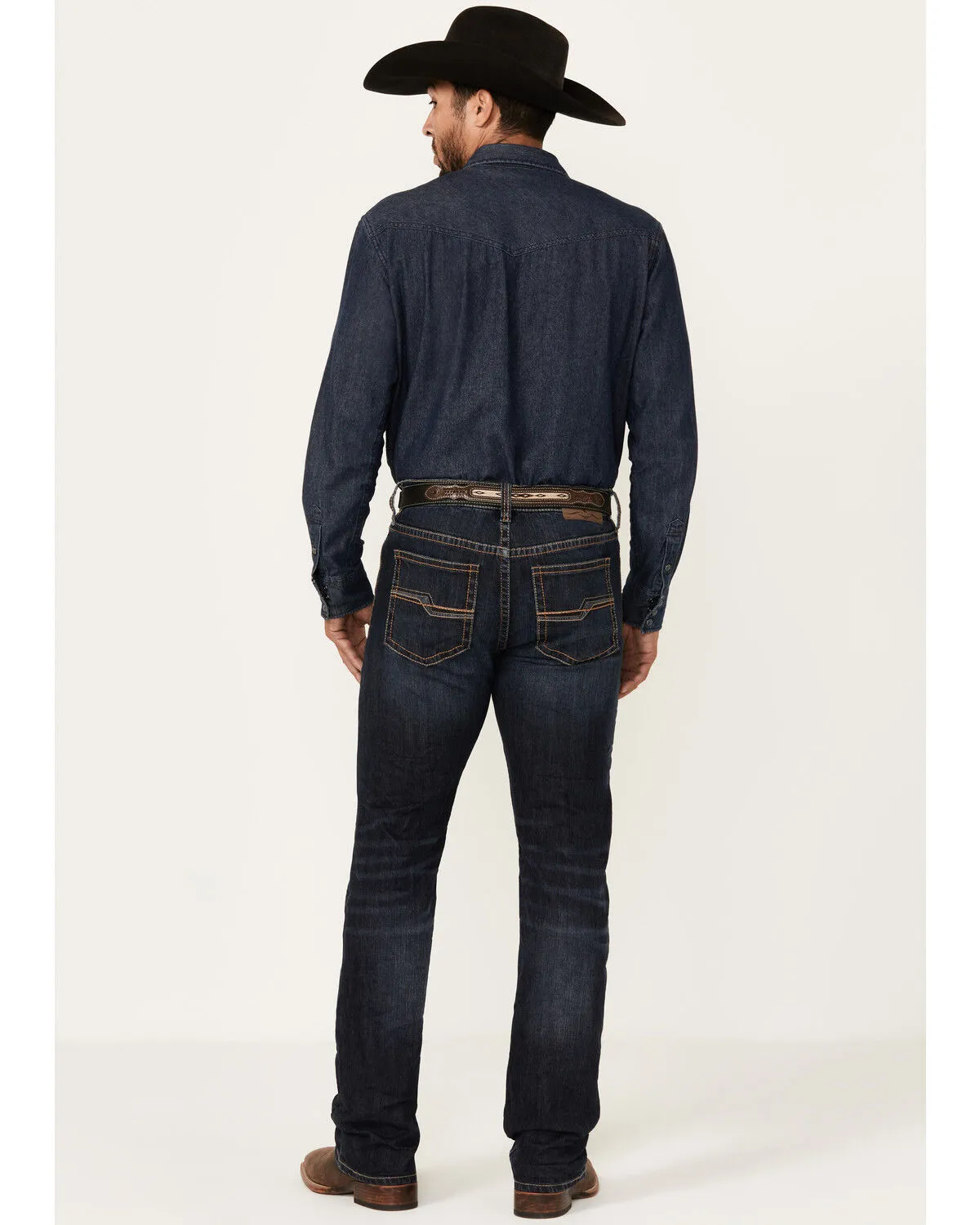 Product Name:  Cody James Men's Shadow Dark Wash Crinkled Slim Straight Stretch Denim Jeans