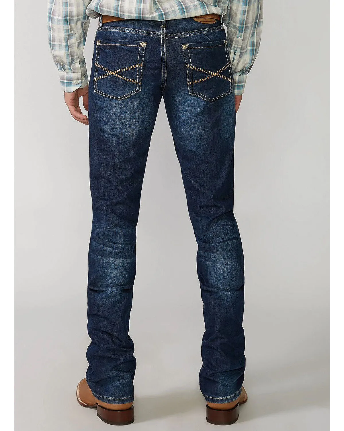 Product Name:  Stetson Rock Fit Barbwire "X" Stitched Jeans