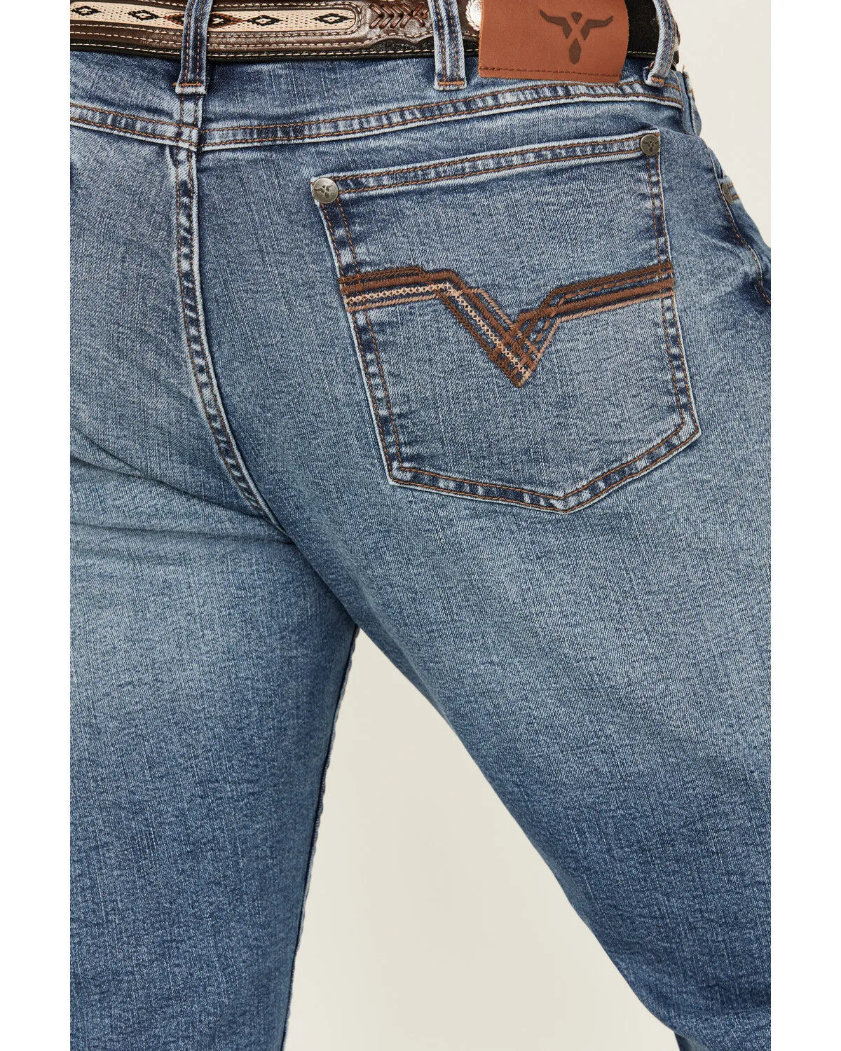 Product Name:  Wrangler 20X Men's Lakeway Medium Dark Wash Slim Straight Stretch Denim Jeans - Long