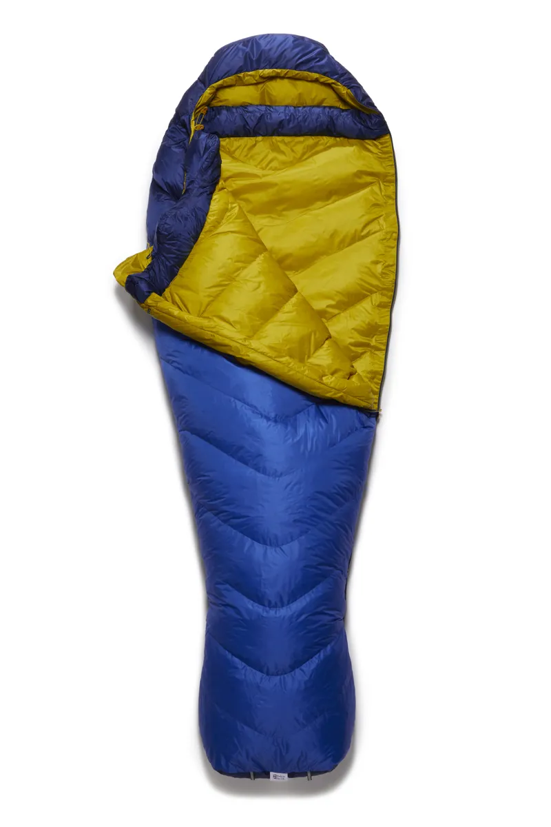 Rab Neutrino 400 Sleeping Bag Nightfall Blue - Long