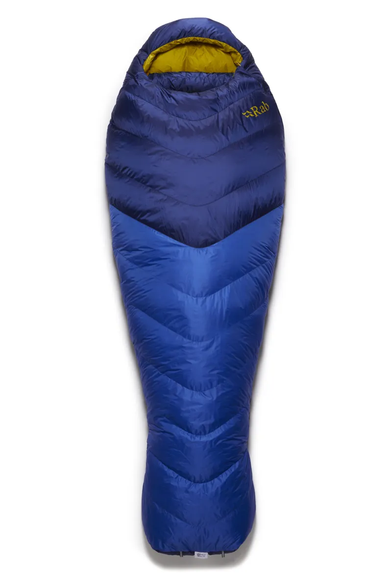 Rab Neutrino 400 Sleeping Bag Nightfall Blue - Long