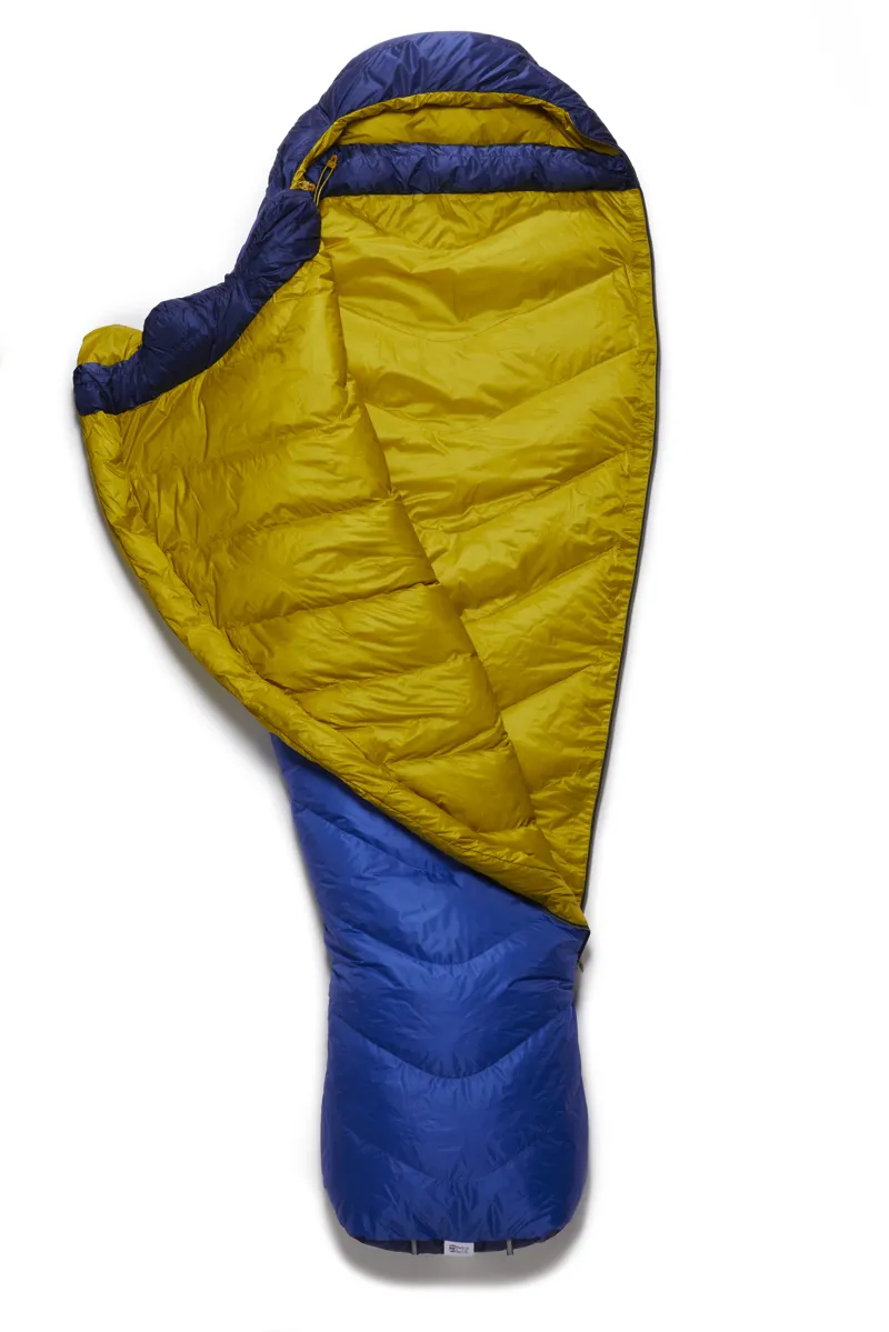 Rab Neutrino 400 Sleeping Bag Nightfall Blue - Long