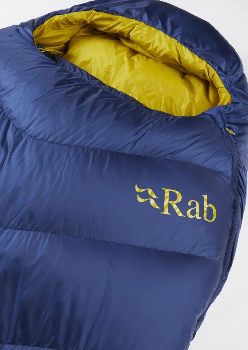 Rab Neutrino 400 Sleeping Bag Nightfall Blue - Long