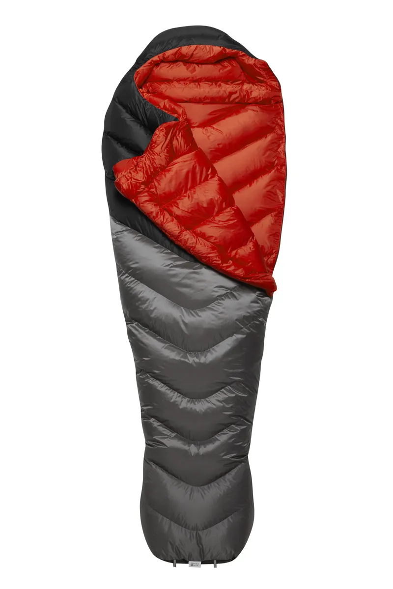 Rab Neutrino Pro 500 Sleeping Bag Granite - Long - Left Zip