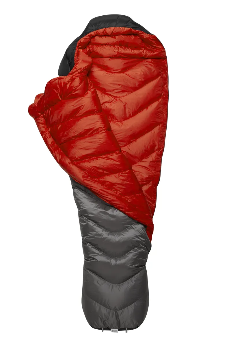 Rab Neutrino Pro 500 Sleeping Bag Granite - Long - Left Zip