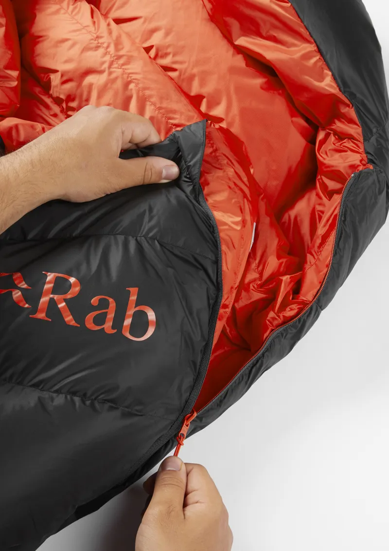 Rab Neutrino Pro 500 Sleeping Bag Granite - Long - Left Zip