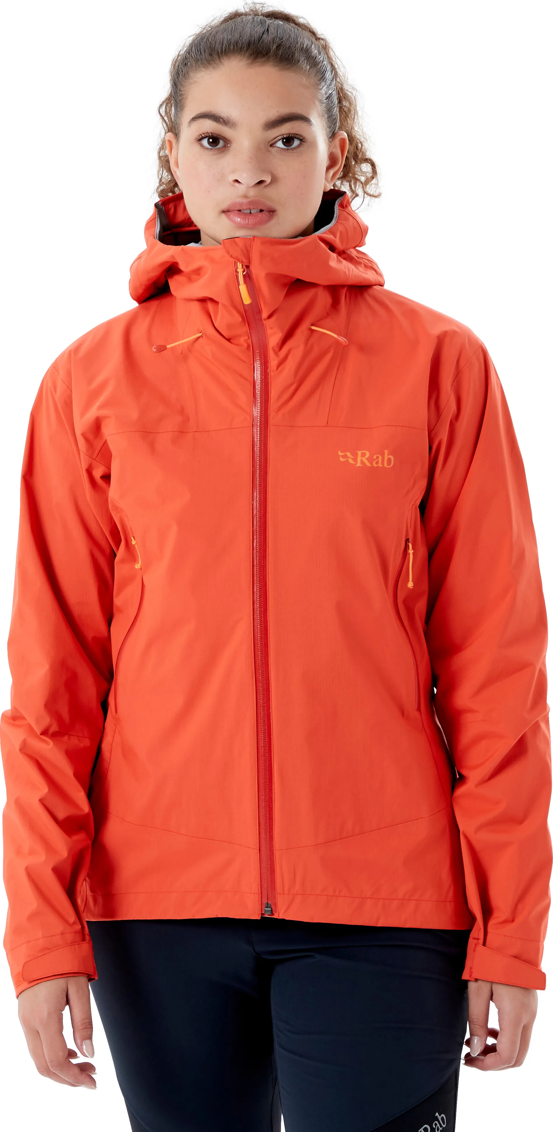 Rab Women's Downpour Plus 2.0 Jacket Red Grapefruit | Buy Rab Women's Downpour Plus 2.0 Jacket Red Grapefruit here | O