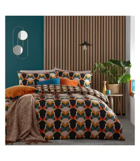 Raeya art deco duvet cover set multicoloured Furn