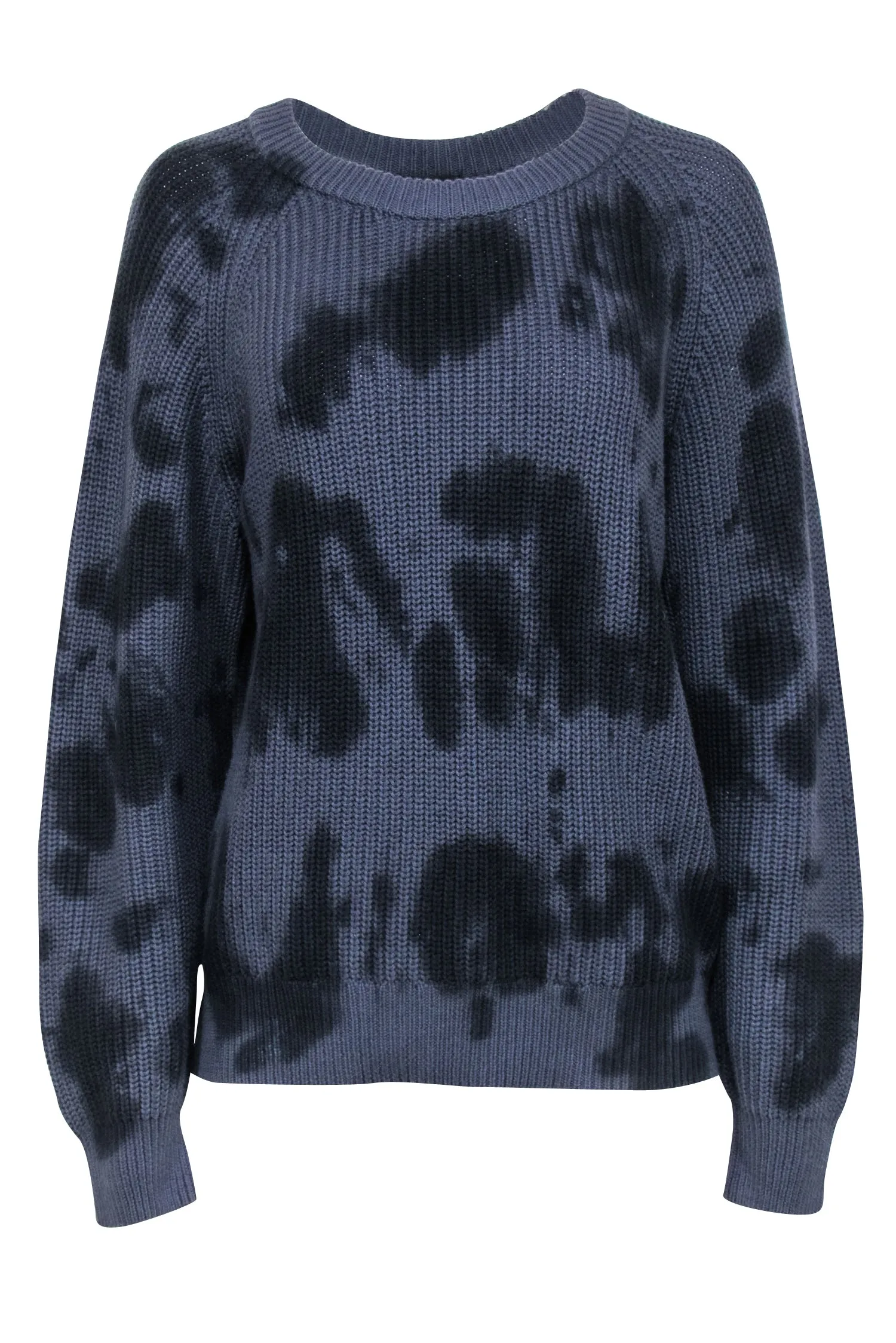 Rails - Navy Blue & Onyx Black Tie-Dye Crewneck Sweater Sz L