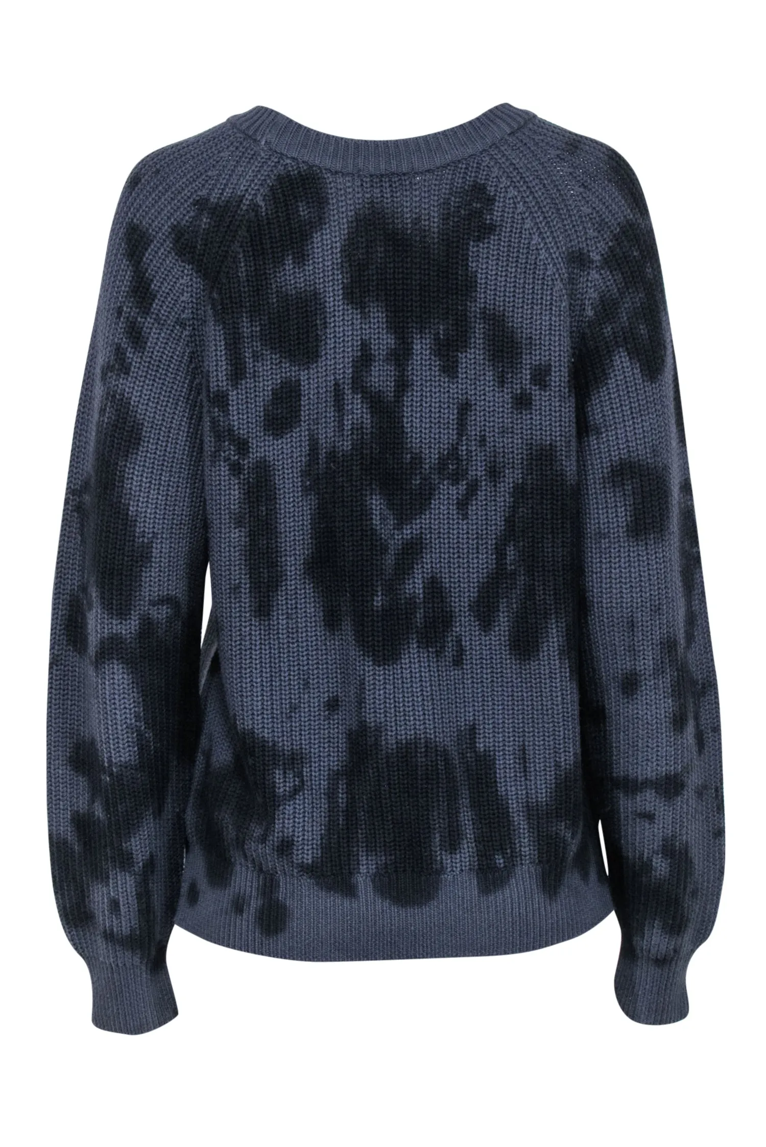 Rails - Navy Blue & Onyx Black Tie-Dye Crewneck Sweater Sz L