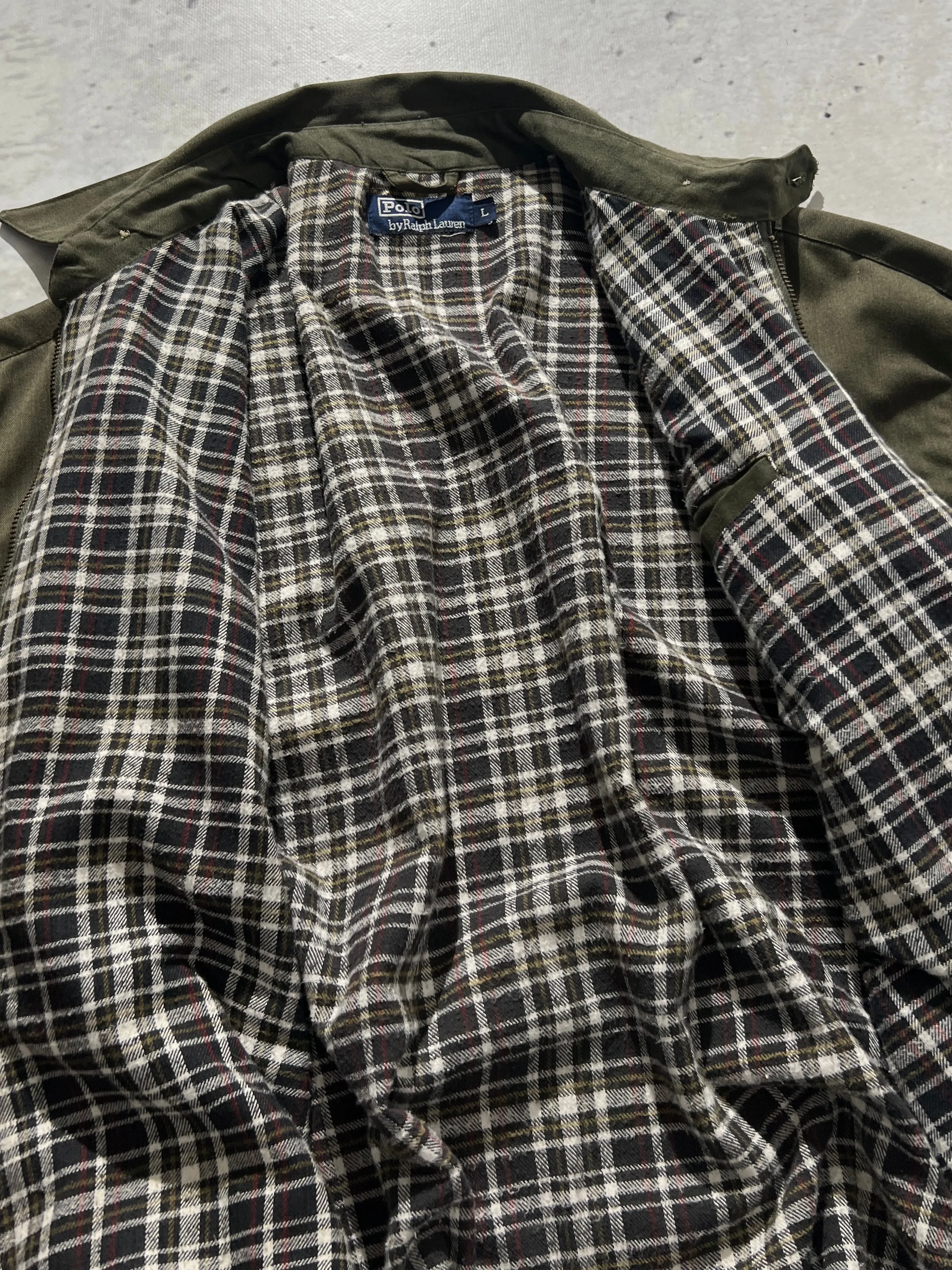 Ralph Lauren Blanket Lined Harrington Jacket (L)