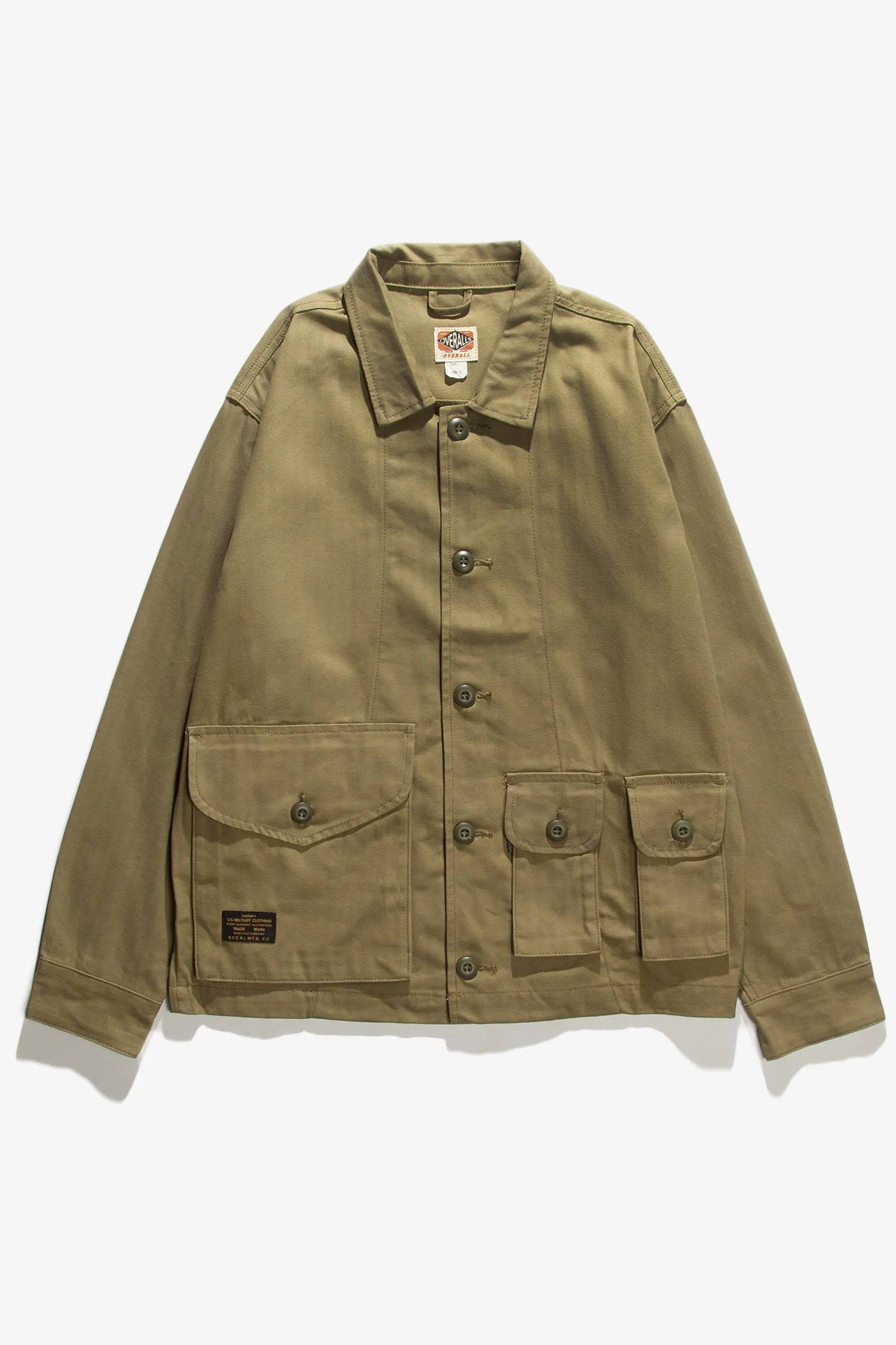 Red Ruggison - Twill Military Work Jacket - Olive