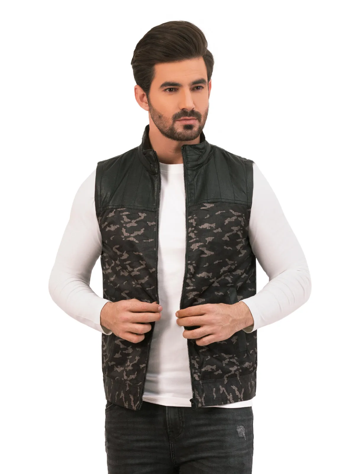 Regular Fit Vest Jacket - FMTJ18-39043