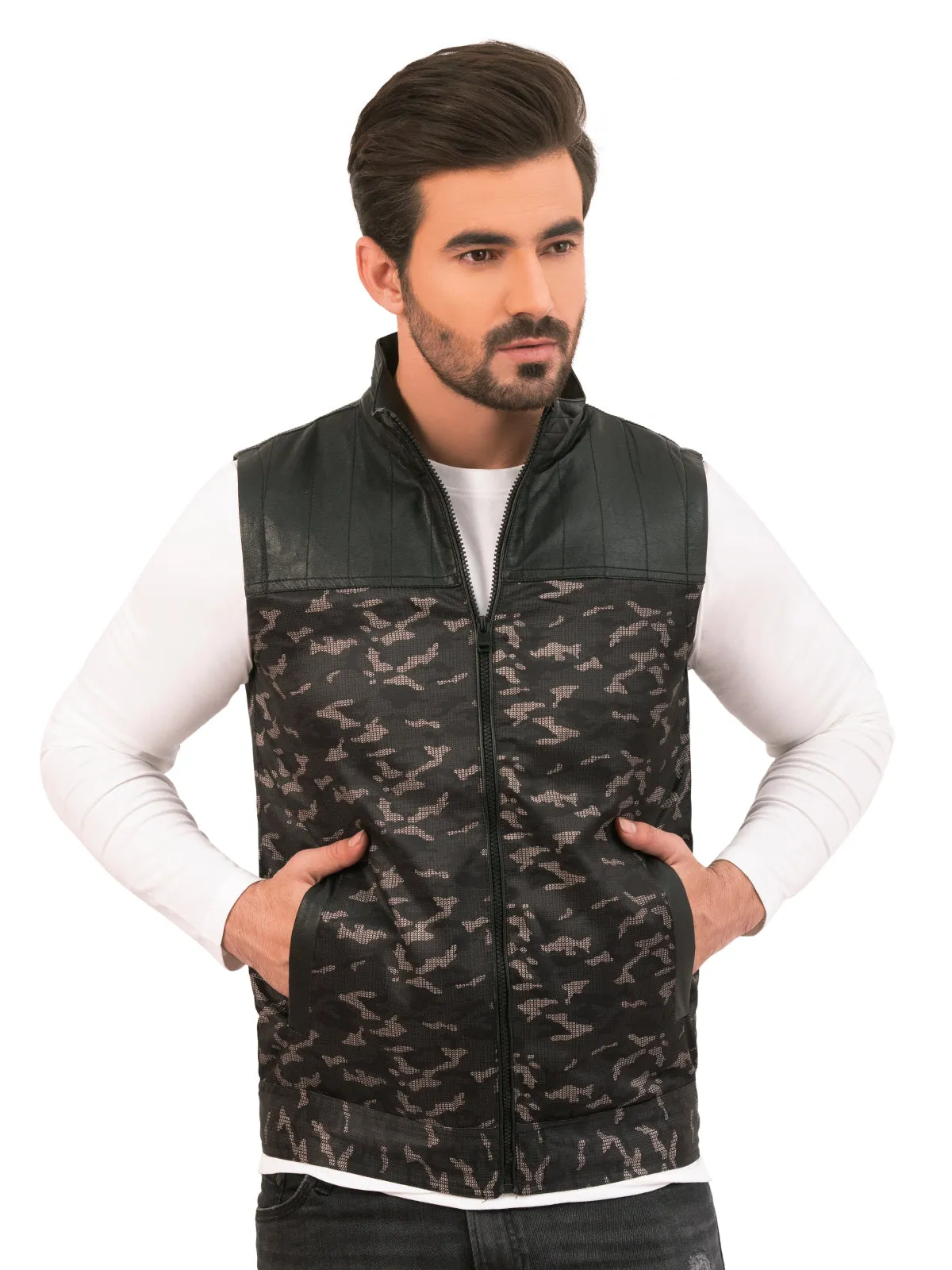 Regular Fit Vest Jacket - FMTJ18-39043