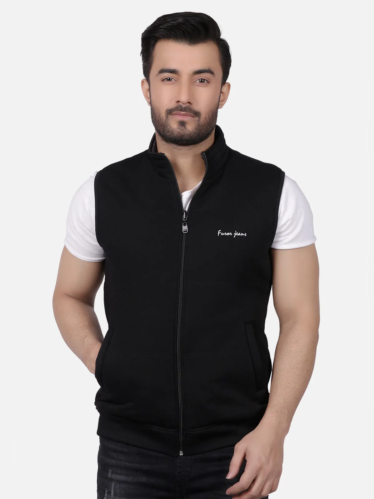 Regular Fit Vest Jacket - FMTJ18-39044