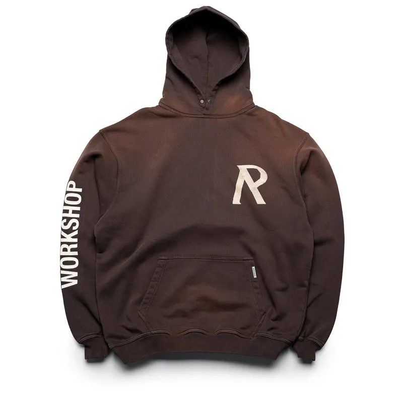 Represent Masking Tape Initial Hoodie - Cedar