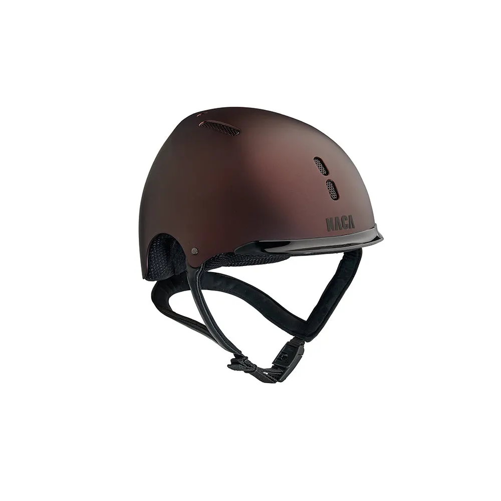 Riding Helmet Gravity S Matt with Large Matt Visor by Naca