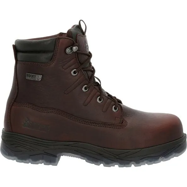 Rocky Men's Forge Brown Composite Toe Waterproof Work Boot RKK0356