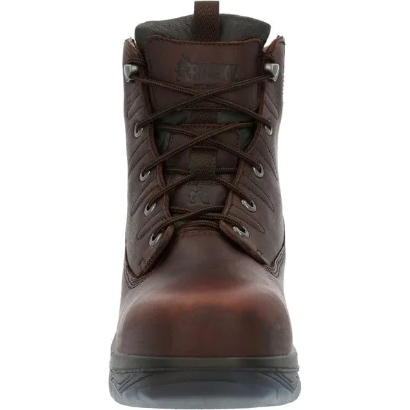 Rocky Men's Forge Brown Composite Toe Waterproof Work Boot RKK0356